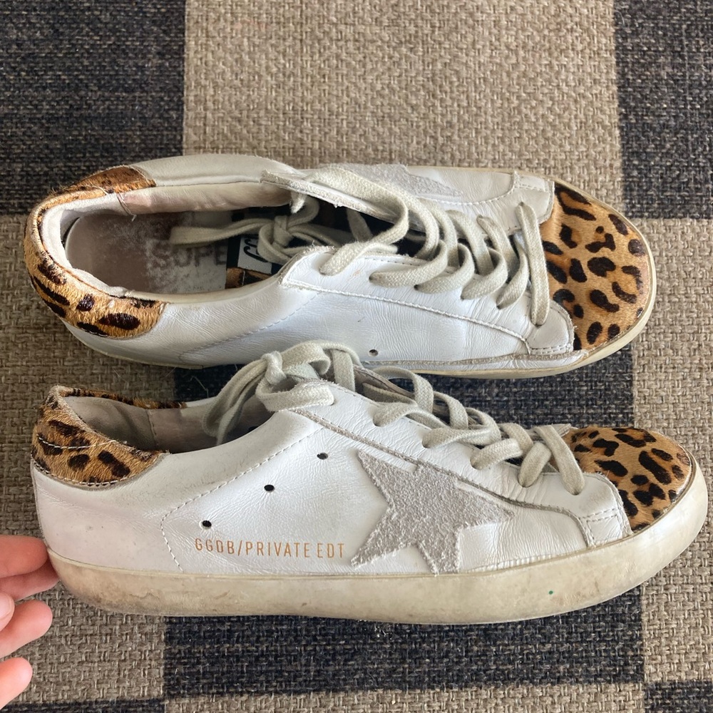 Golden Goose Deluxe Brand (GGDB) limited edition leopard SuperStar